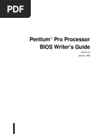 Pentium Pro Processor BIOS Writer's Guide: January, 1996