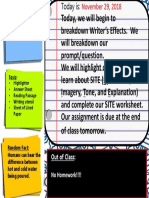 Out of Class: No Homework!!!!: Identify The Course Goals and Their Significance To You