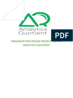 Organization Design Project Report Analytics Quotient