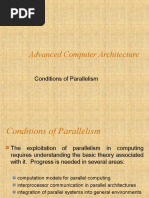 Advanced Computer Architecture: Conditions of Parallelism