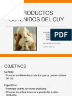 Productos Obtenidos Del Cuy