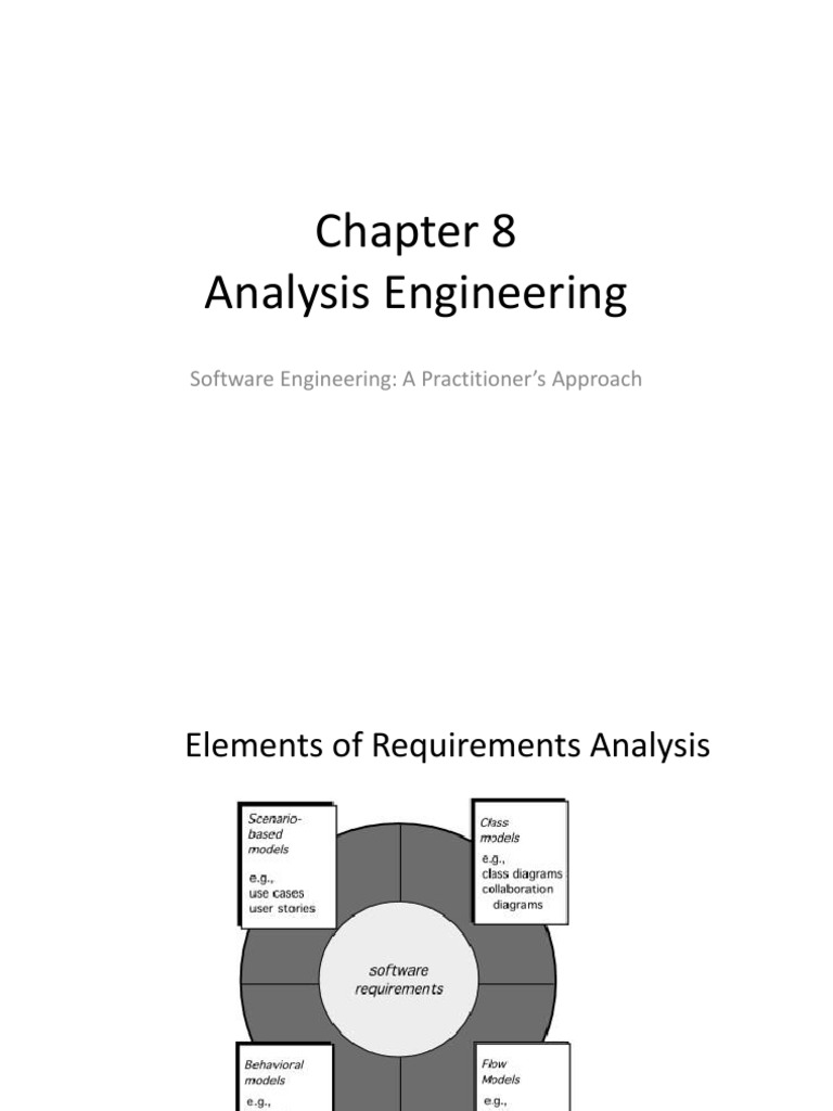 Analysis Engineering: Software Engineering: A Practitioner's Approach