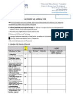 131protocol Assessment and Approval Form