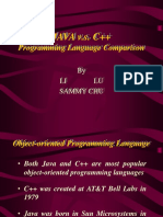 JAVA V.S. C++: Programming Language Comparison