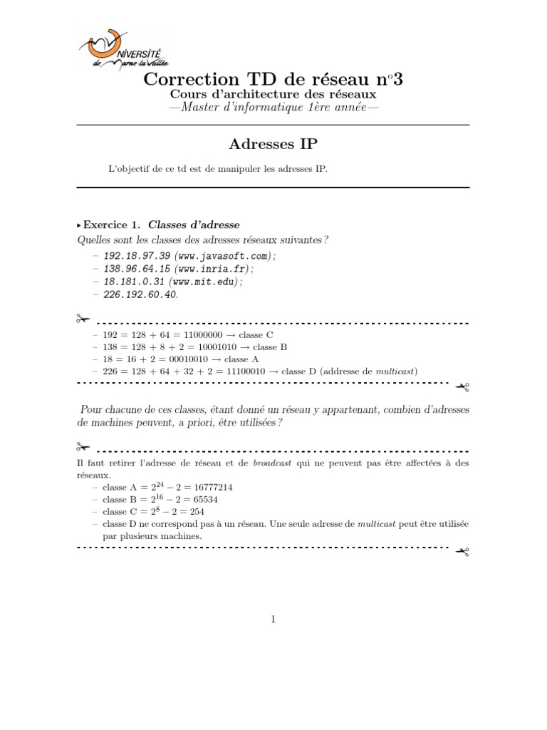td3 Cor | PDF