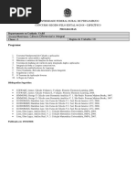 Pontos - Cálculo Diferencial e Integral