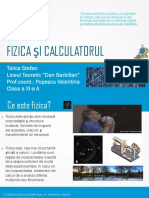 Fizica Si Calculatorul - Importanta Calculatorului in Fizica