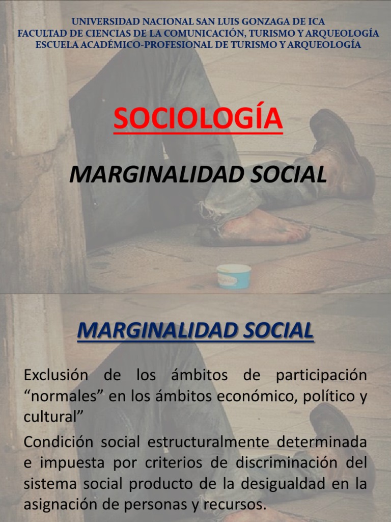 Marginalidad Social: Causas y Consecuencias | PDF | Exclusión social ...