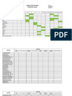 Jadwal Audit Internal Puskesmas Telaga 2016