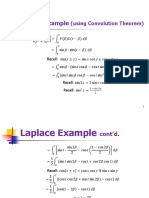 Laplace Example: (Using Convolution Theorem)