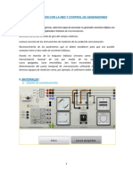 Informe Maquinas 3 - Sincronizacion de Generadores