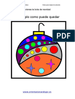 Colorear Bolas de Navidad Dejamos Ejemplos PDF