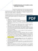 Las Poliarquias y La Inefectividad de La Ley en America Latina (Resumen)