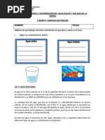 Guia de Apliacion 2 Distribucion de Agua Dulce, Salada y Formas Sobre La Hidrosfera 5 Basico