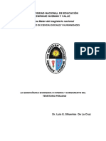 La Geodinámica Endogena o Interna y Surgimiento Del Territorio