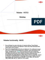 Rebates Vistex Analysis