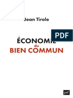 Jean Tirole - Économie Du Bien Commun