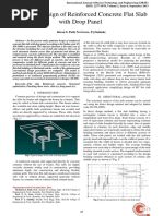 Optimum Design of Reinforced Concrete Flat Slab With Drop Panel