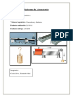 Informe de Laboratorio de Física Cinemática