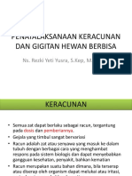 Penatalaksanaan Keracunan Dan Gigitan Hewan Berbisa