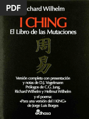 Richard Wilhelm I Ching Version Completa Sincronicidad - 