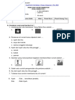 SOAL PAS TEMA 4 KELAS 1 SEMESTER 1 Ok PDF