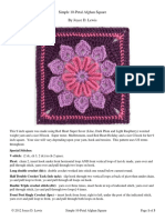 Simple 10-Petal Afghan Square Rev2017!08!01