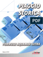 Opuscolo Formule Storiche Piaggio in Aquamax