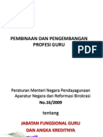 Peningkatan Profesi Guru melalui Permenpan RB No. 16/2009