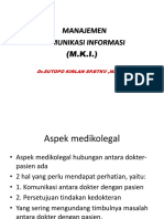 Manajemen Komunikasi Informasi (Mki)