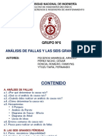 GRUPO N°06 - ANÁLISIS DE FALLAS Y SEIS GRANDES PÉRDIDAS