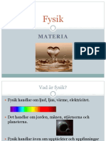 Fysik: Materia