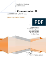 Vias  de comunicacion II (2012) - Prof. Ing. Ojeda - 1° PARTE 