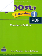 Boost Listening 1 Teacher s Edition