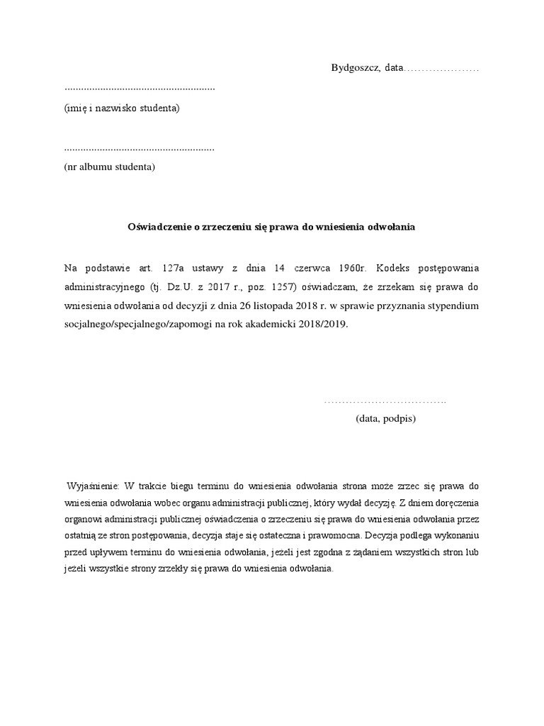 o-wiadczenie-o-zrzeczeniu-si-prawa-do-wniesienia-odwo-ania-pdf