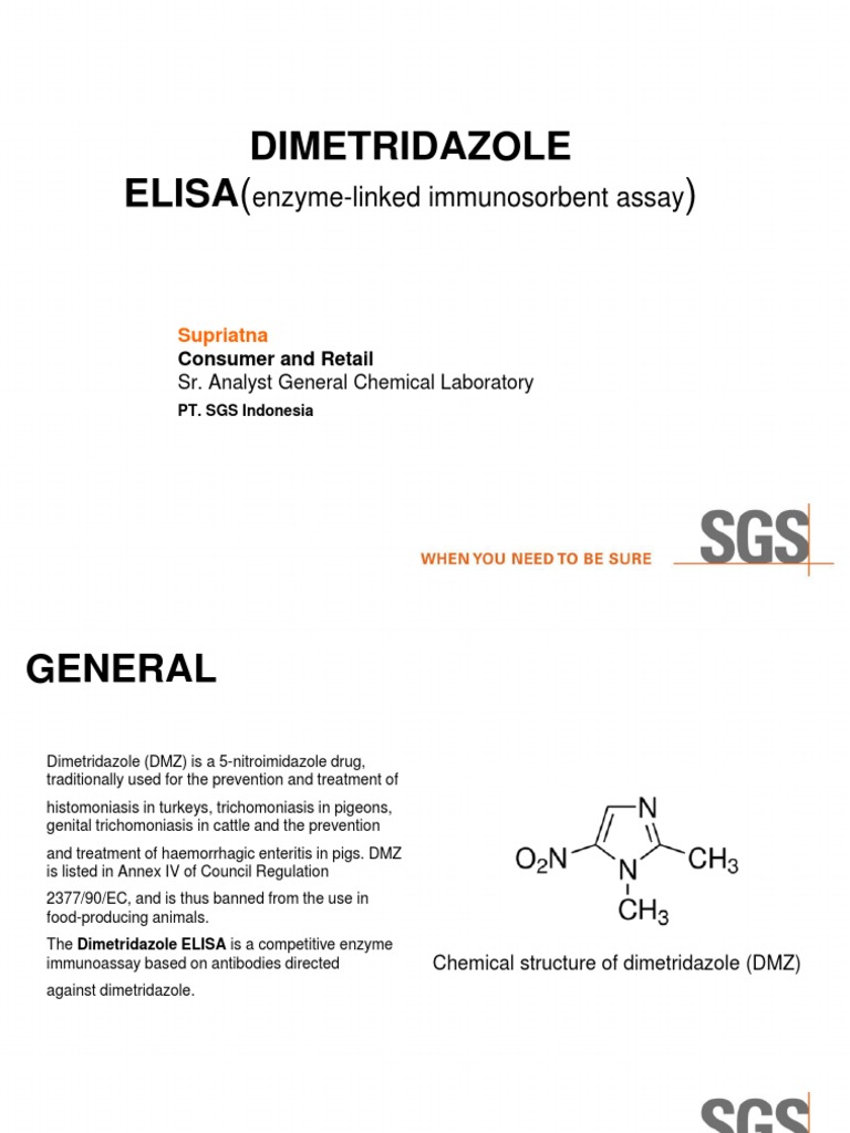 Dimetridazole Elisa (: Enzyme-Linked Immunosorbent Assay | PDF ...
