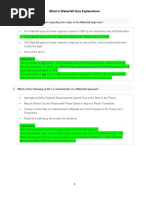What Is Waterfall Quiz Explanations