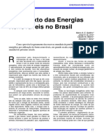 As energias renováveis no Brasil e o desafio da sustentabilidade