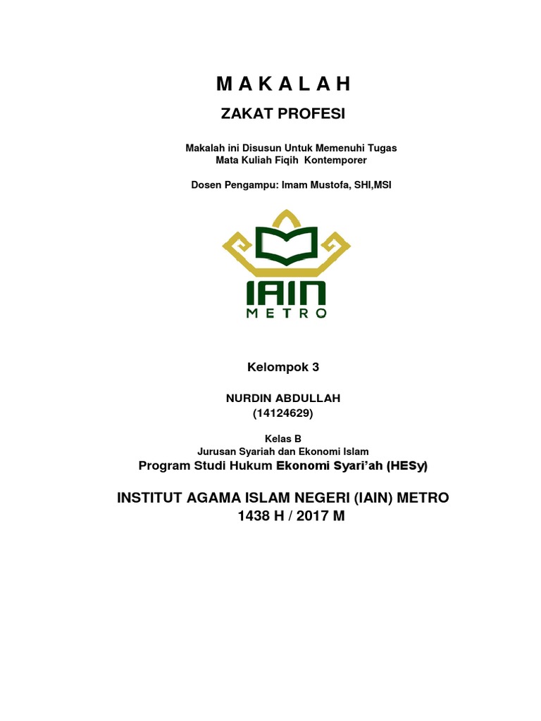 Makalah Zakat Tanaman Dan Buah Buahan Berbagi Tanam