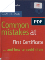 Common Mistakes at FCE PDF