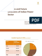 Updates and Future Directions of Indian Power Sector: Rajeev Kumar Director, TPRM Division Central Electricity Authority