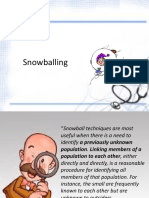 Snowballing