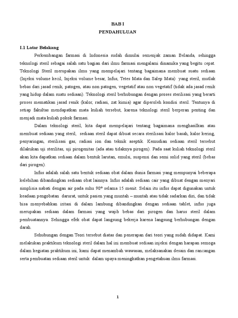 Laporan Infus Ringer | PDF