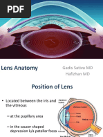Anatomy and Functions of the Eye Lens | PDF | Cataract | Eye