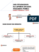 Penanganan Temuan Dan Laporan Pelanggaran Pemilu