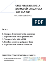 Aplicaciones Perversas de La Ciencia y Tecnología Durante La 1gm y La 2gm