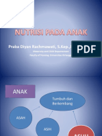 Nutrisi Pada Anak