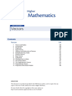 Vectors: Mathematics