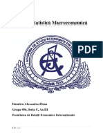 Proiect Statistică Macroeconomică
