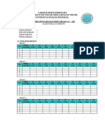 Tabel Pengamatan Hidrolika TULIS TANGAN